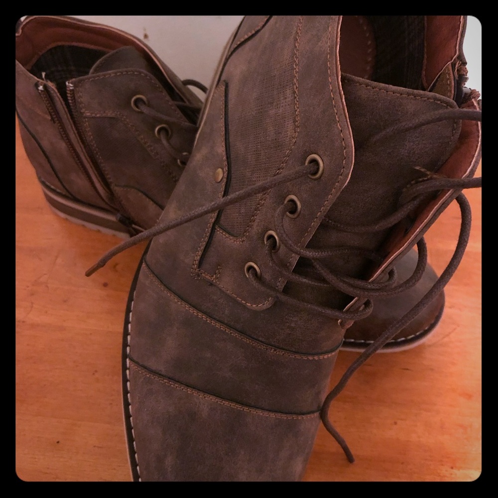 Leather shoes